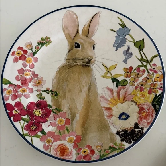 Pottery Barn Ceramic Plate Set of 4 - Picture 5 of 9